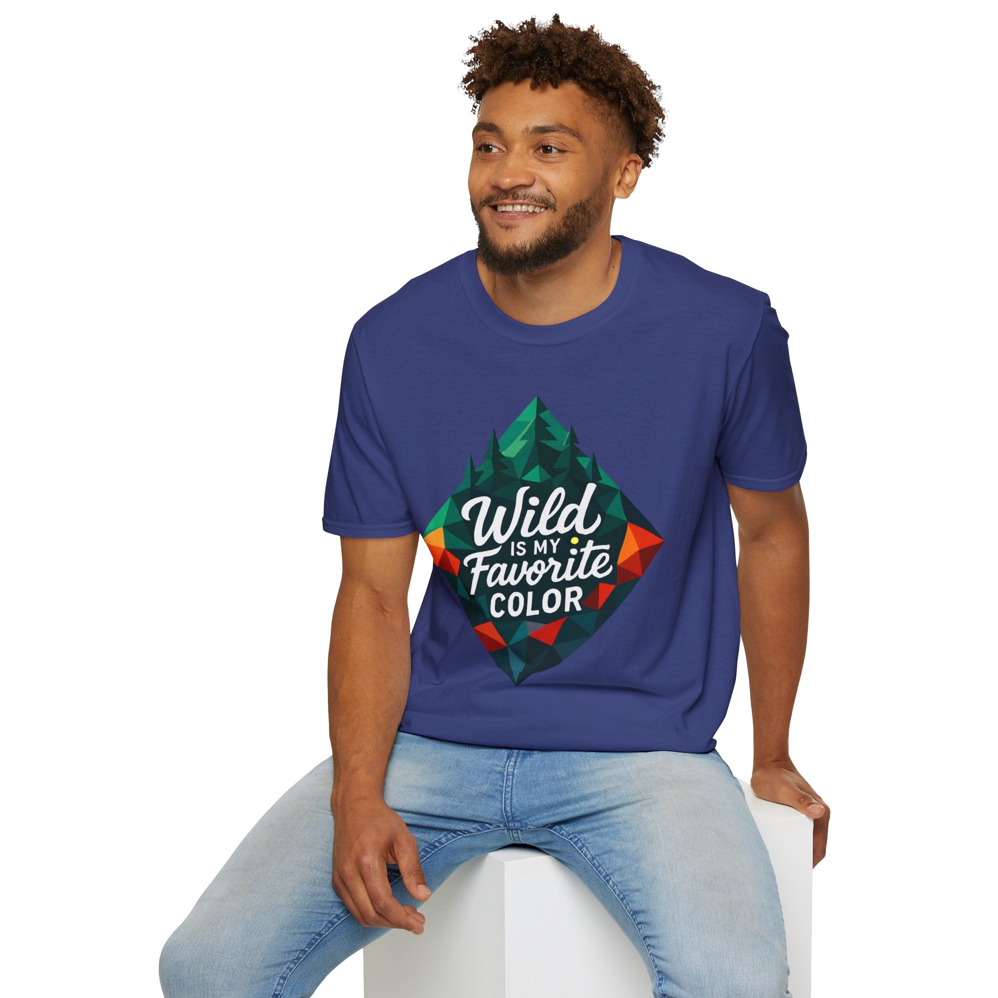 Wild Is My Favorite Color Diamond T-Shirt — Pines & Geometric Logo