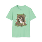 Forest Flapper Fairy Reading in Tree Hollow T-Shirt