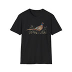 Pheasant Graphic T-Shirt — Vintage Game Bird Tee for Hunters & Nature Lovers