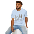 Camping Tent and Campfire T-Shirt