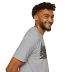 Vintage Cozy Cabin Faded Pine Tree Cabin Tee Shirt