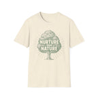 "Nurture Our Nature" Tree T-Shirt – Eco-Friendly Conservation Tee Shirt