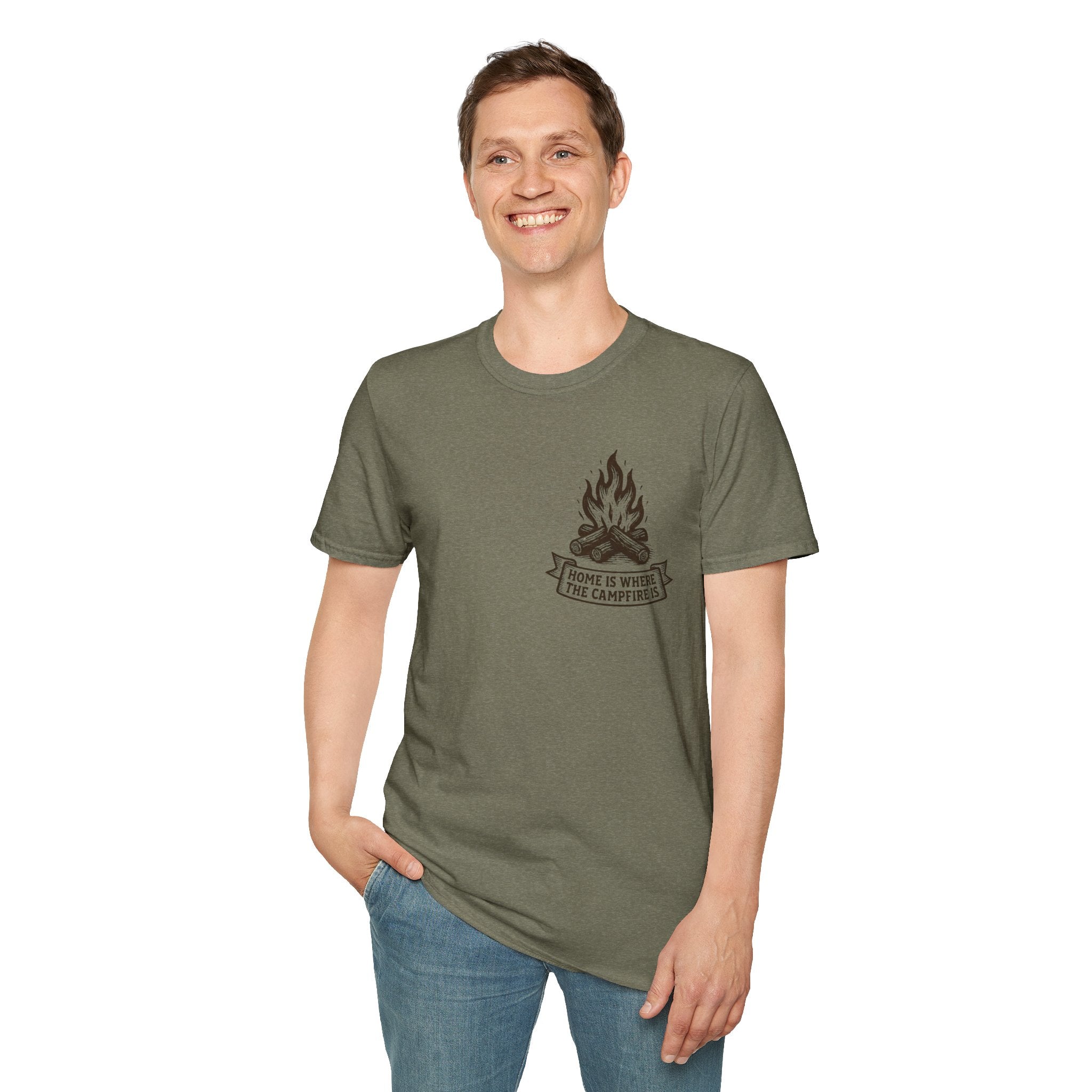 "Home Is Where The Campfire Is" T-Shirt