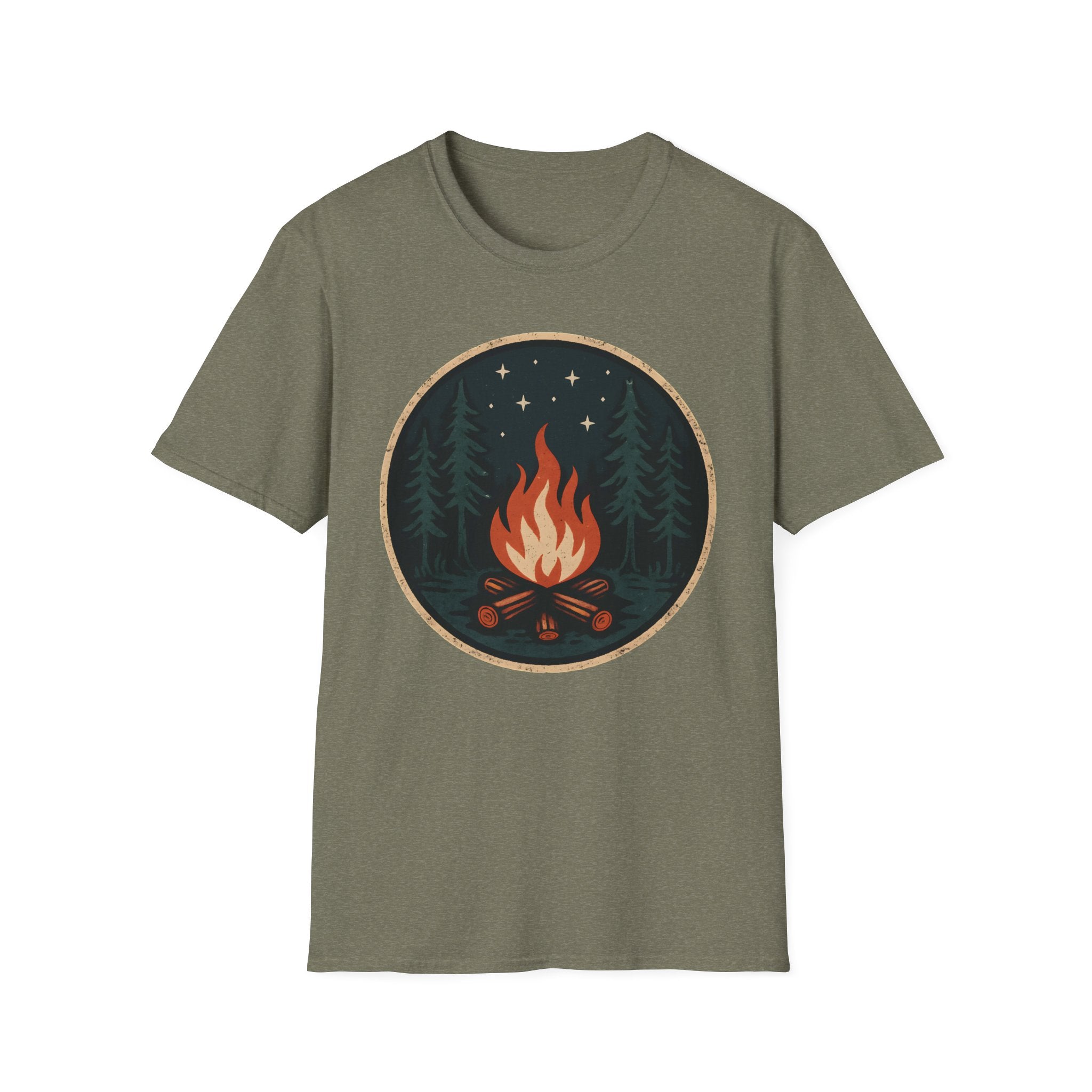 Forest Campfire at Night T-Shirt