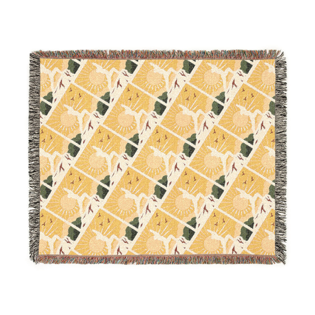 Woven Blanket - Sunrise Yoga