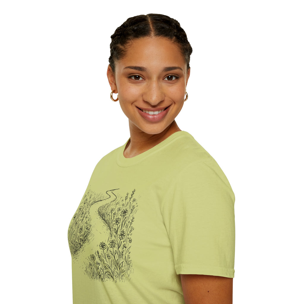 Winding Path Through The Meadow T-Shirt