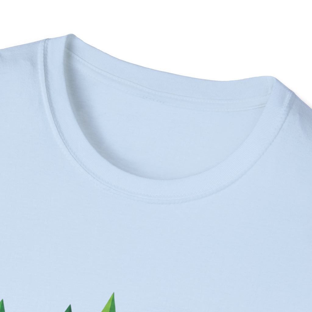 Forest Graphic T-Shirt — Minimal Green Pine Trees Tee