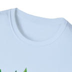 Forest Graphic T-Shirt — Minimal Green Pine Trees Tee