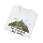 Campground Scenic T-Shirt — Minimalist Tent & Campfire Graphic
