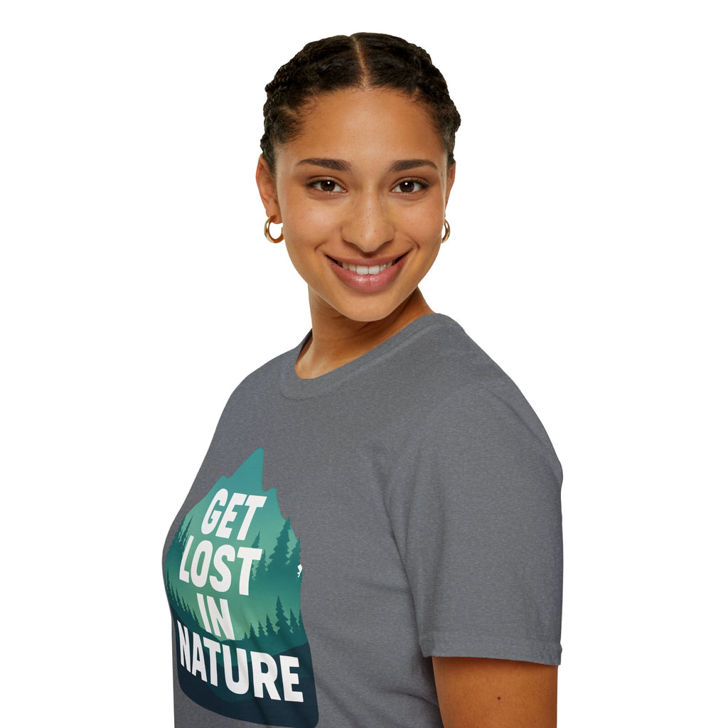 "Get Lost in Nature" Pine Trees T-Shirt