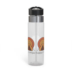 Retro Sunset Camping Water Bottle — 'Happy Camper' 20oz Tritan Sport Bottle