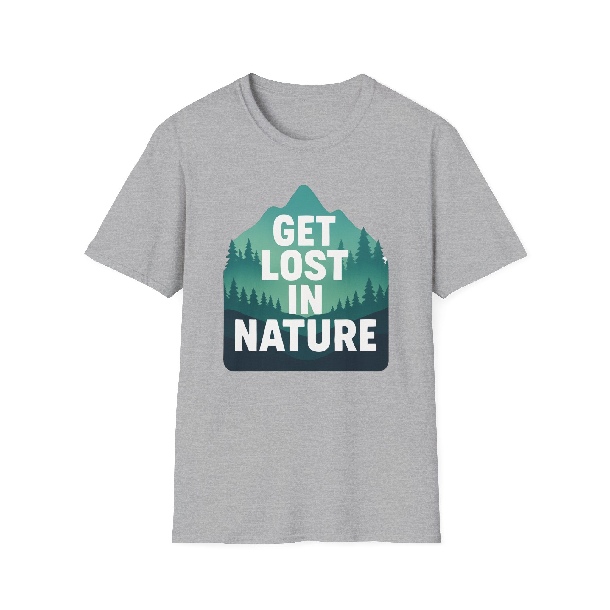 "Get Lost in Nature" Pine Trees T-Shirt