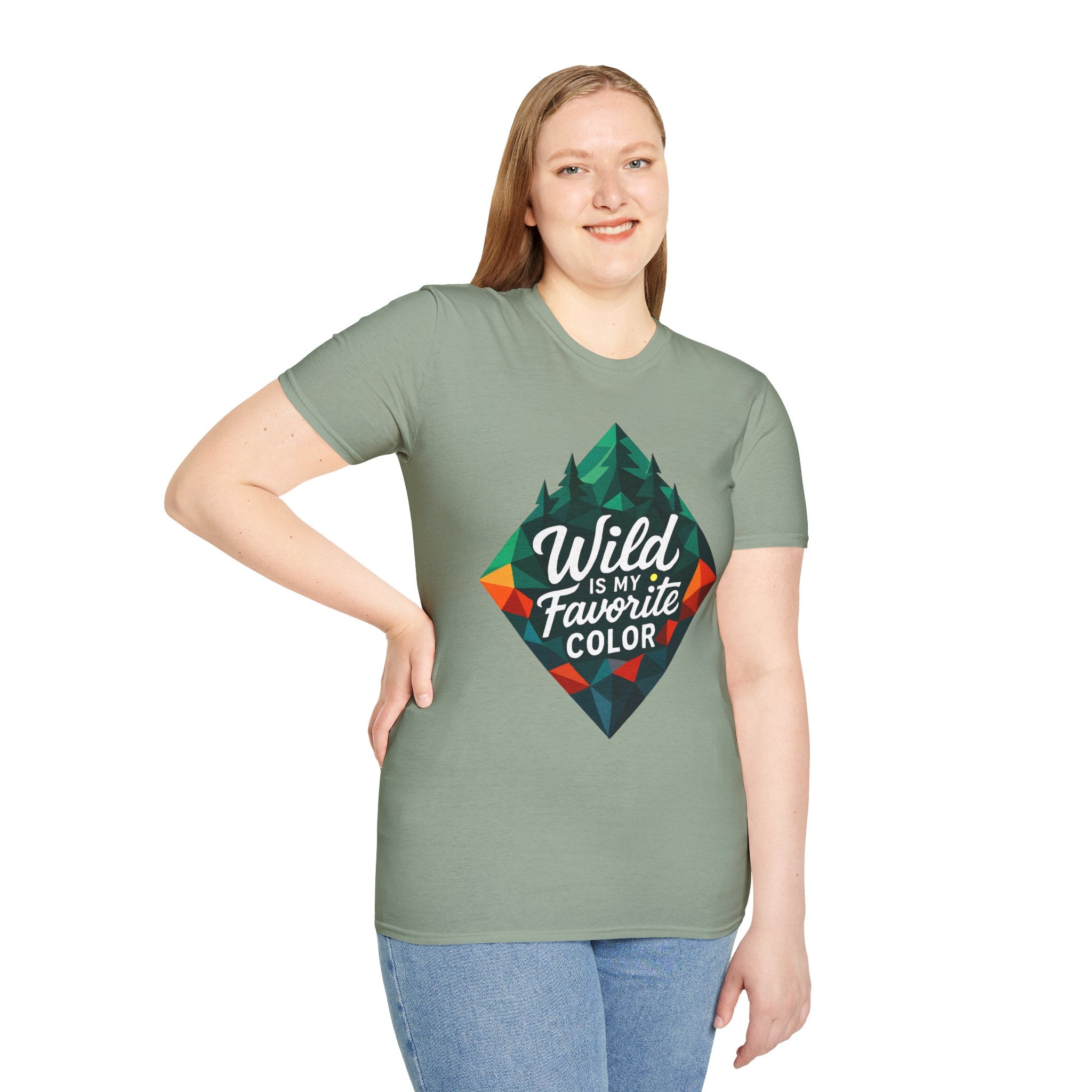 Wild Is My Favorite Color Diamond T-Shirt — Pines & Geometric Logo