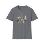 Wolf Howl T-Shirt — Moonlit Mountain Wildlife Tee