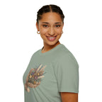 Floral Bouquet Graphic T-Shirt — Rustic Wildflower Bouquet Tee