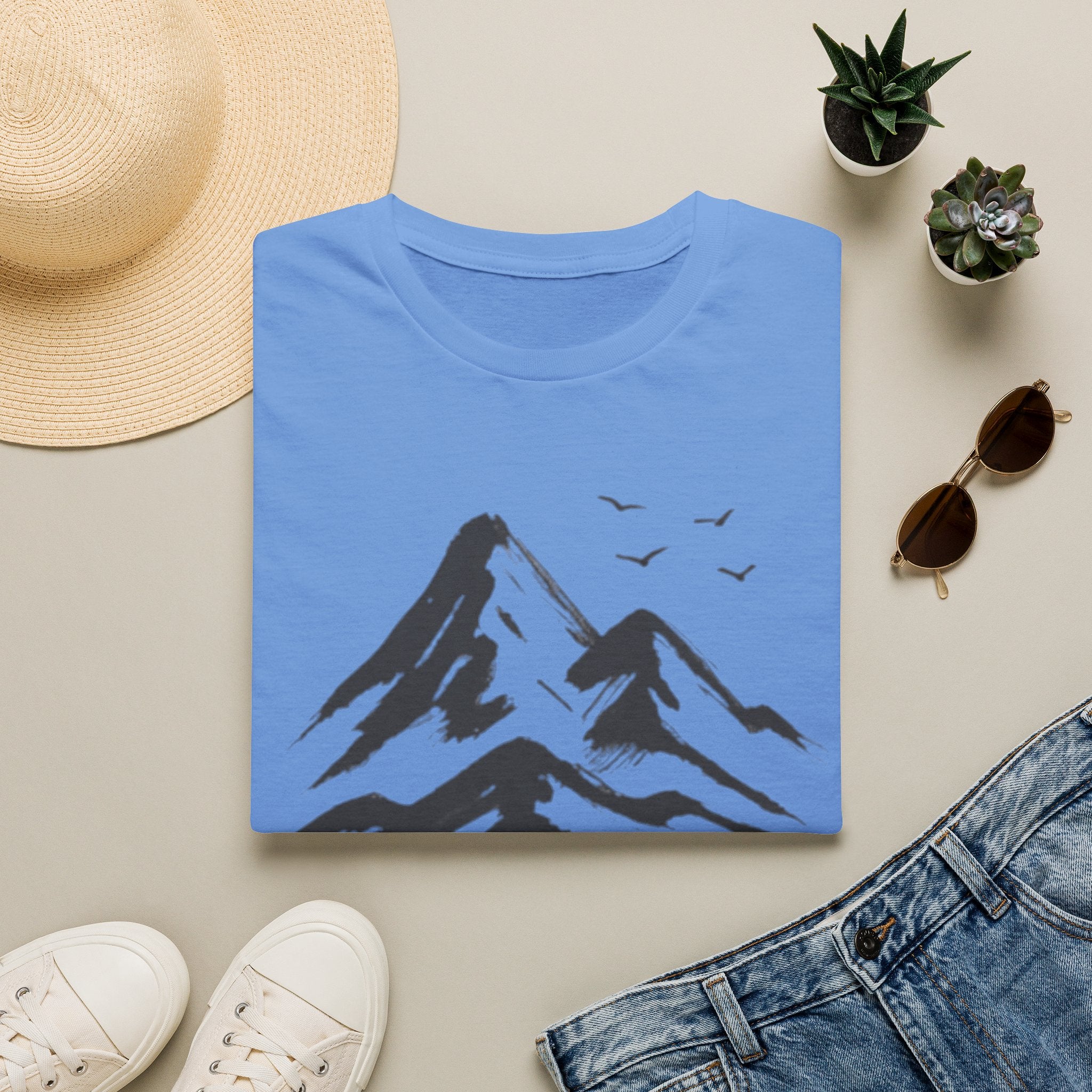 Mountains and Birds T-Shirt