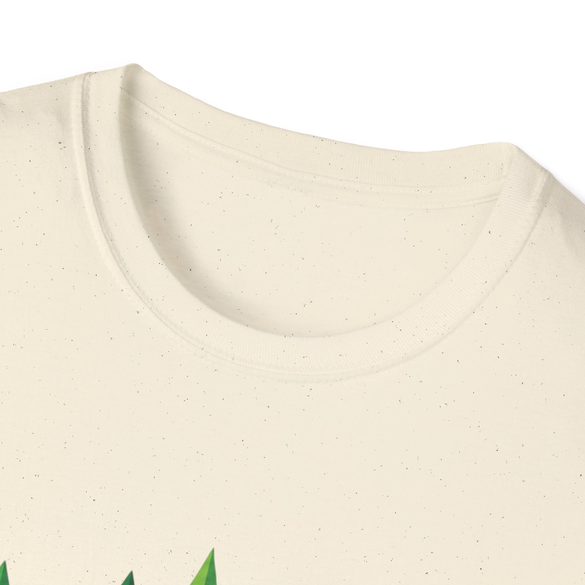 Forest Graphic T-Shirt — Minimal Green Pine Trees Tee