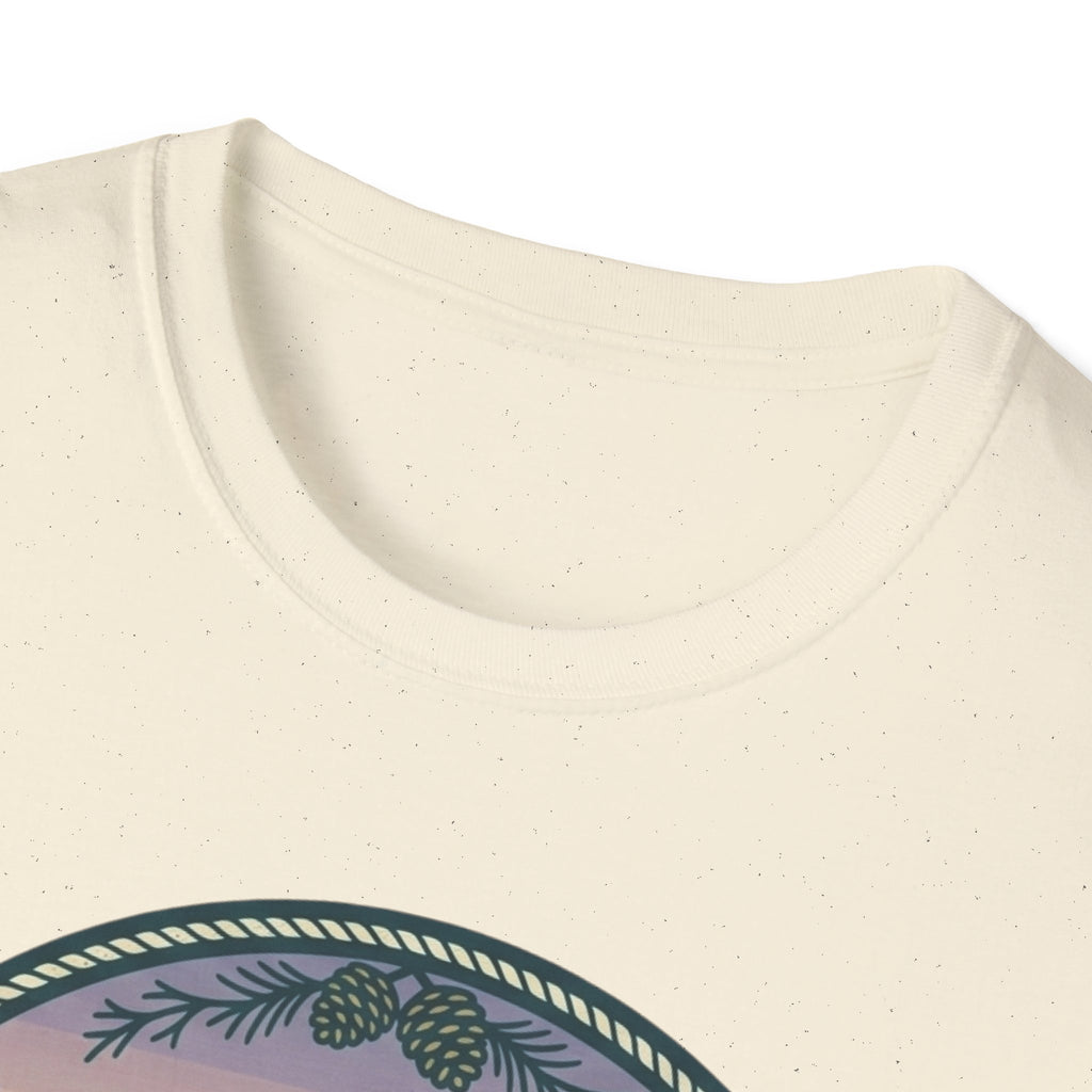Kayak Sunset T‑Shirt — "Drift Into The Quiet Places" Outdoor Relaxation Tee