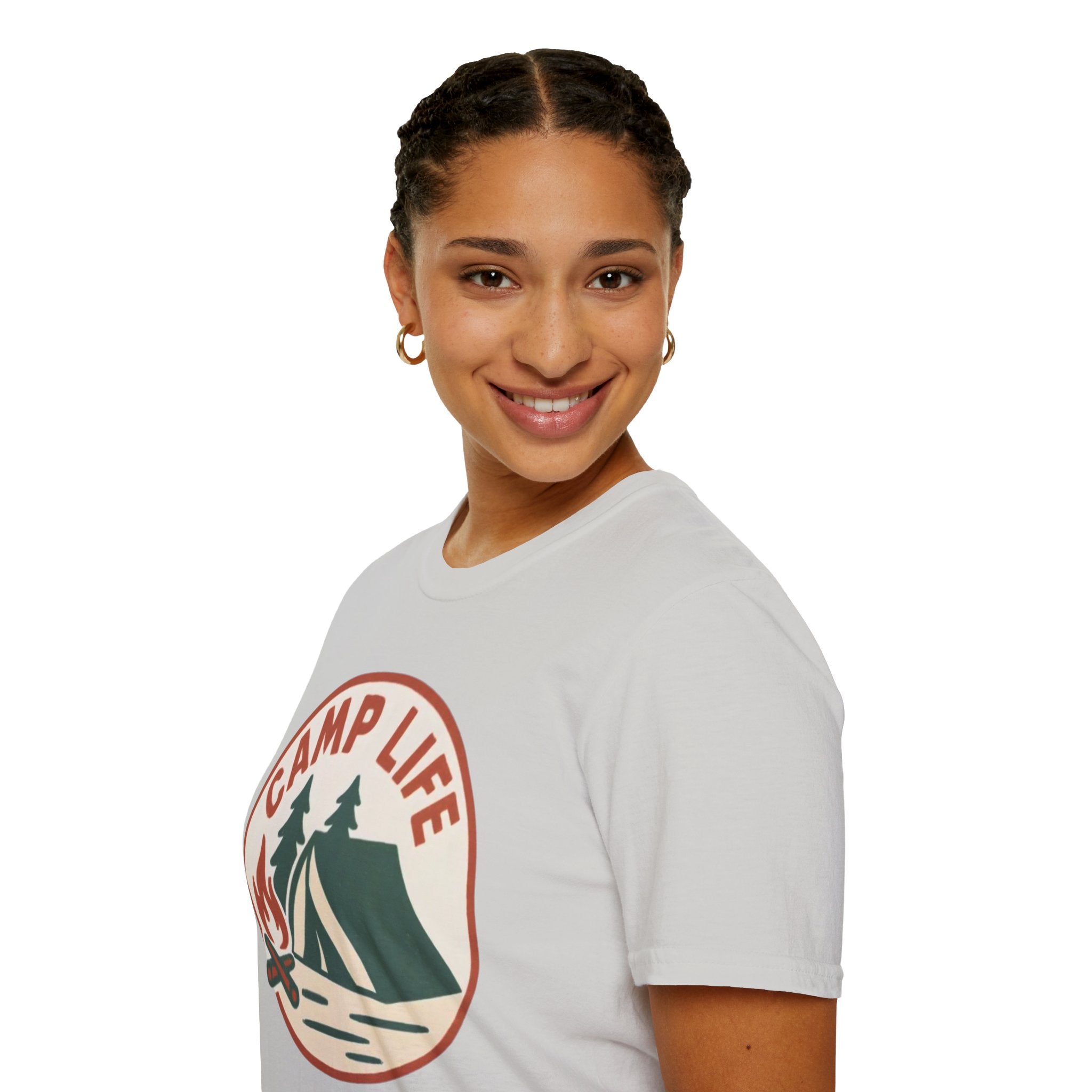 Camp Life T-Shirt — Tent & Campfire Outdoor Tee