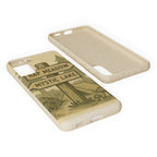 Biodegradable Phone Case — 'Nap Meadow' Mystic Lake Camping Design