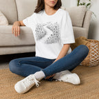 Winding Path Through The Meadow Floral T-Shirt