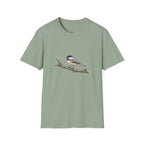Chickadee Bird Tee — Watercolor Songbird T‑Shirt