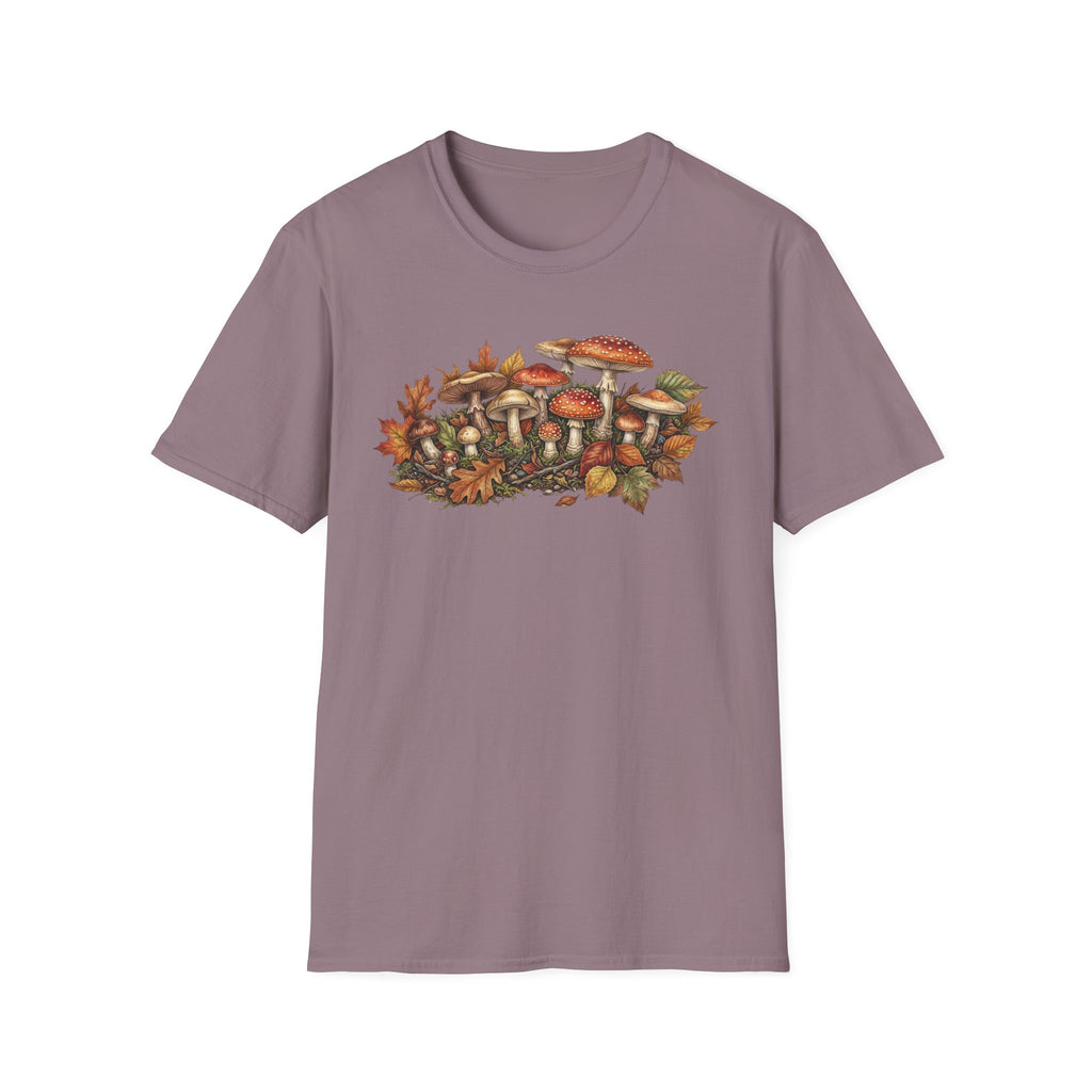 Mushroom & Autumn Leaves T-Shirt
