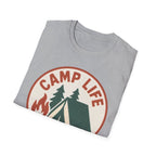 Camp Life T-Shirt — Tent & Campfire Outdoor Tee