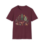 Woodland Fox T-Shirt — Nature Forest Camping Graphic Tee