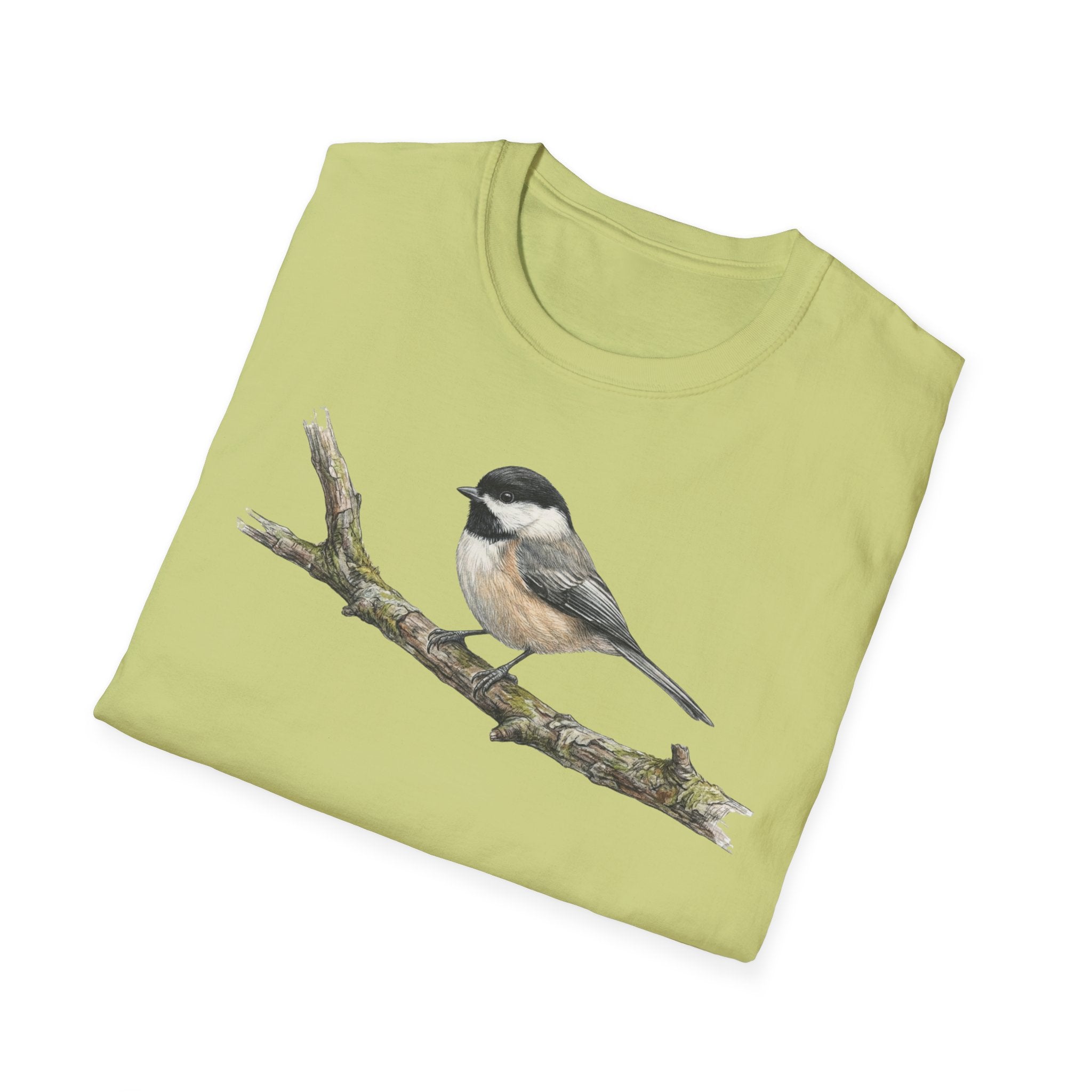 Copy of Chickadee Tee — Watercolor Songbird T‑Shirt