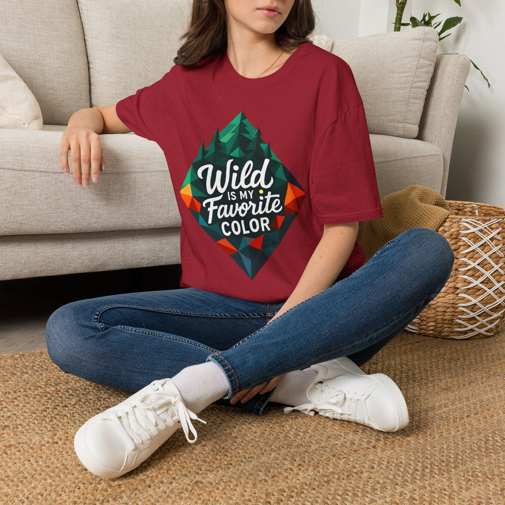 Wild Is My Favorite Color Diamond T-Shirt — Pines & Geometric Logo