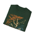 Climber on Cliff with Eagle T-Shirt