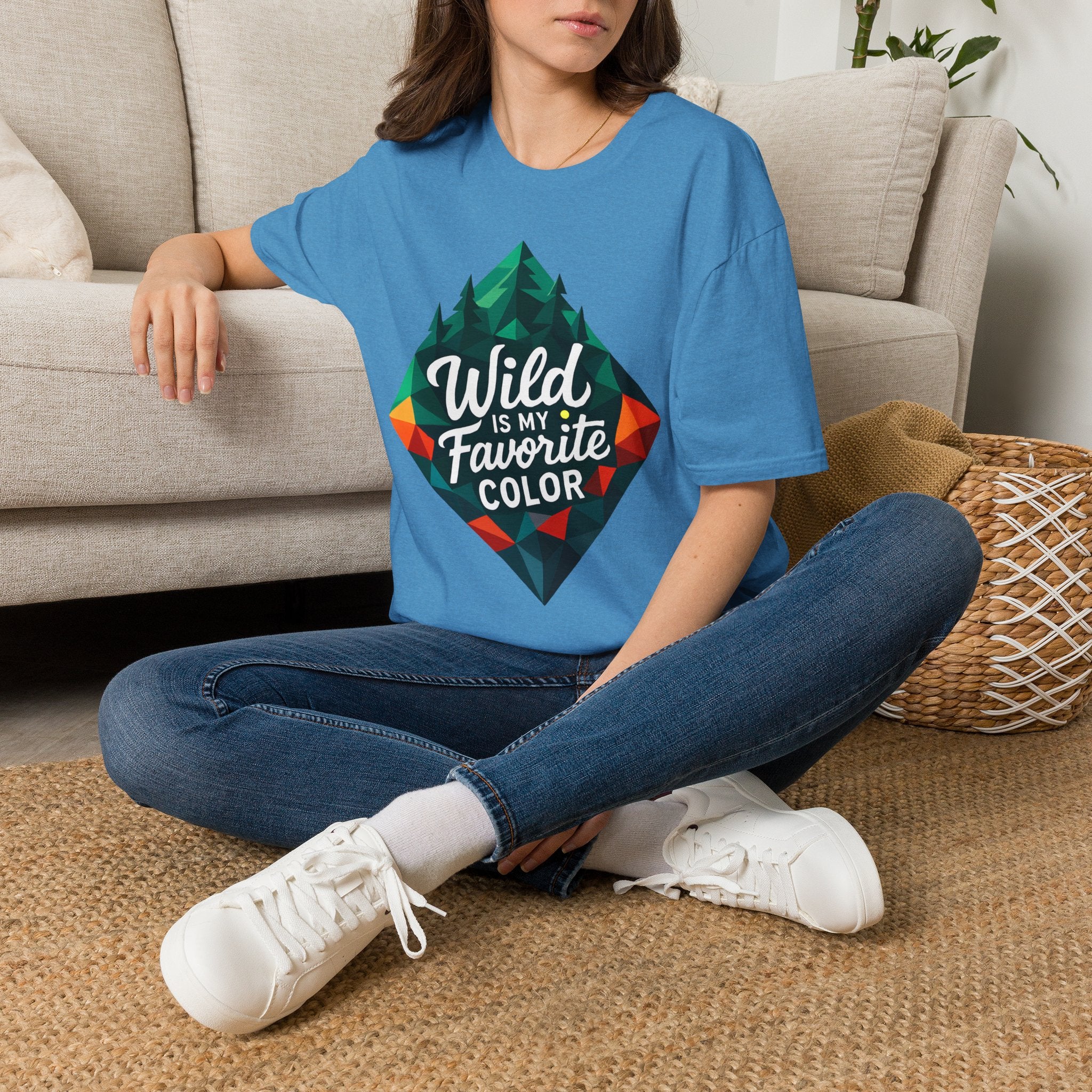 Wild Is My Favorite Color Diamond T-Shirt — Pines & Geometric Logo