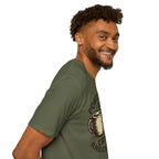 Powered By Coffee And Campfires Vintage Camping T-Shirt