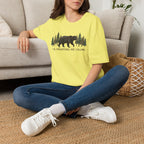"The Mountains Are Calling" Bear and Pines T-Shirt — Outdoor Graphic Tee