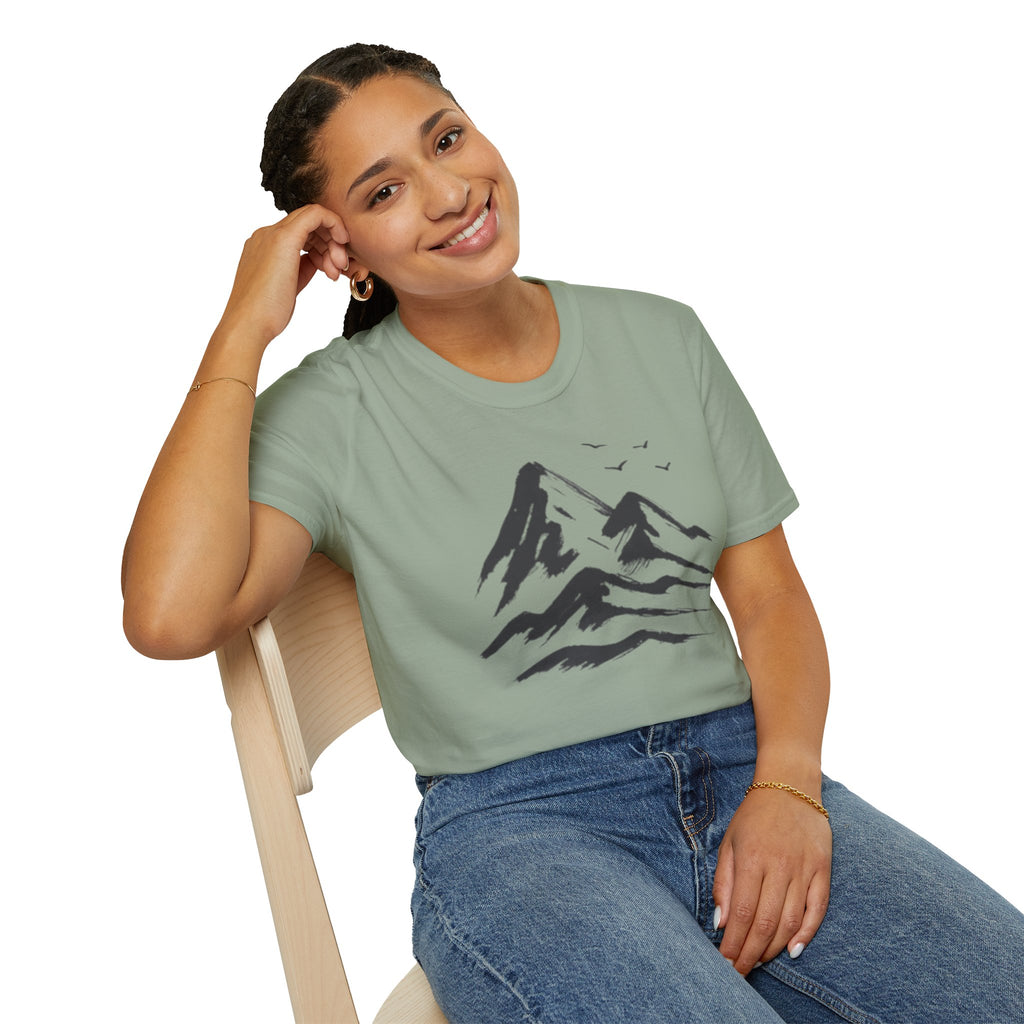 Mountains and Birds T-Shirt