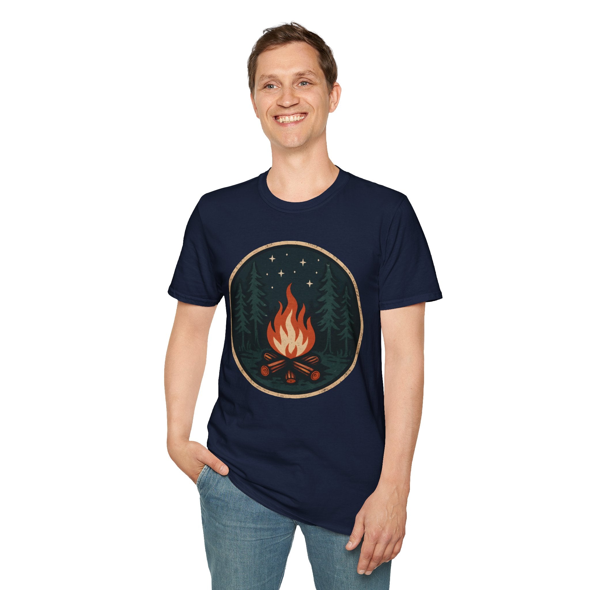 Forest Campfire at Night T-Shirt