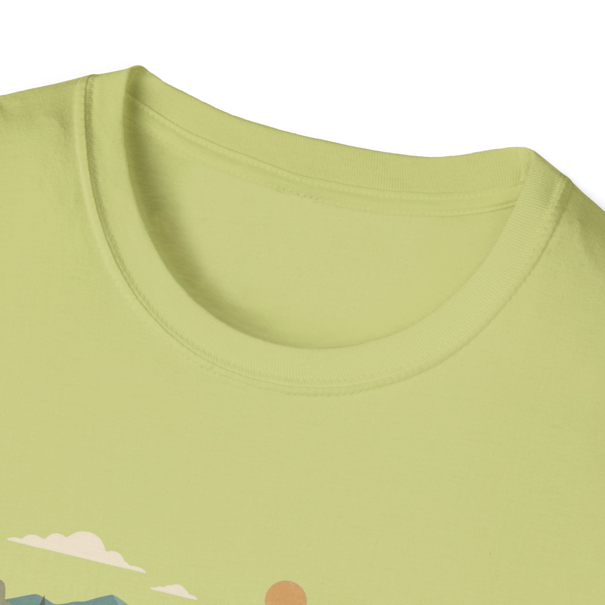 Hiker Mountain Sunset T-Shirt — Scenic Trail Adventure Tee