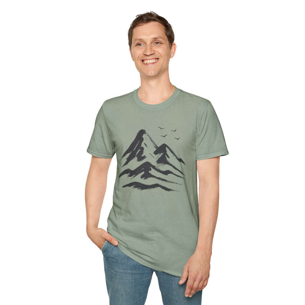 Mountains and Birds T-Shirt