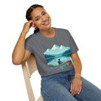 Kayaker on Serene Mountain Lake T-Shirt