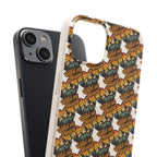 Eco-Friendly Phone Case — Vintage Camper Pattern Biodegradable iPhone Cover