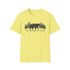 "The Mountains Are Calling" Bear and Pines T-Shirt — Outdoor Graphic Tee