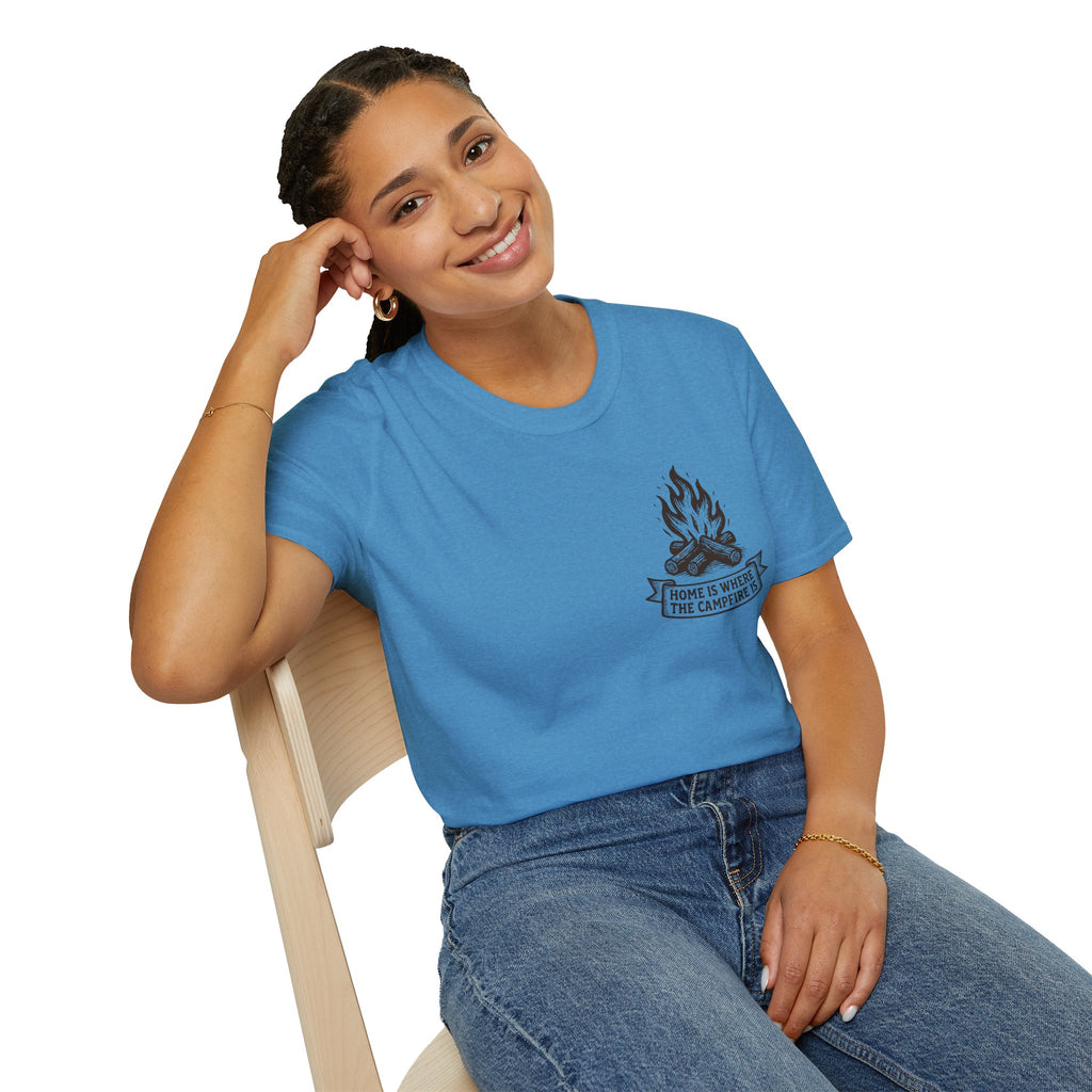 "Home Is Where The Campfire Is" T-Shirt