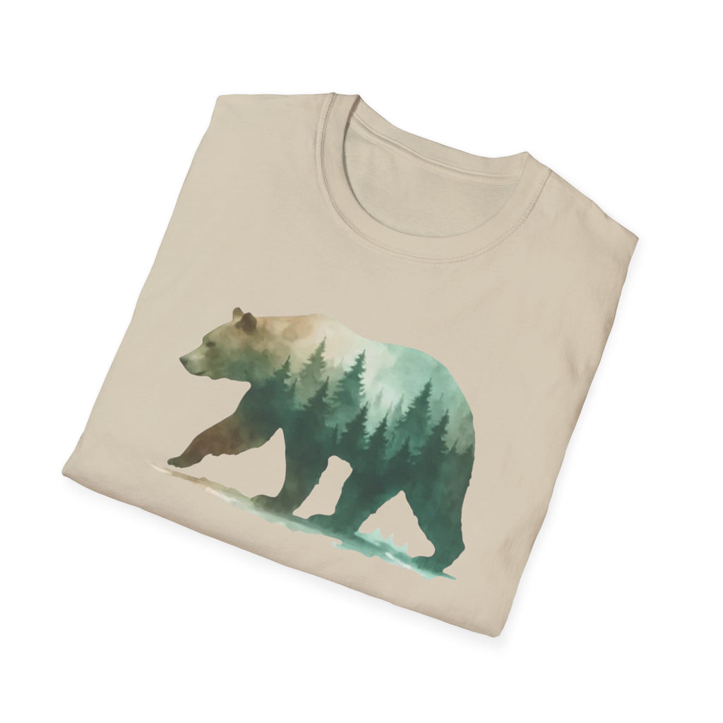Forest Bear Silhouette T-Shirt