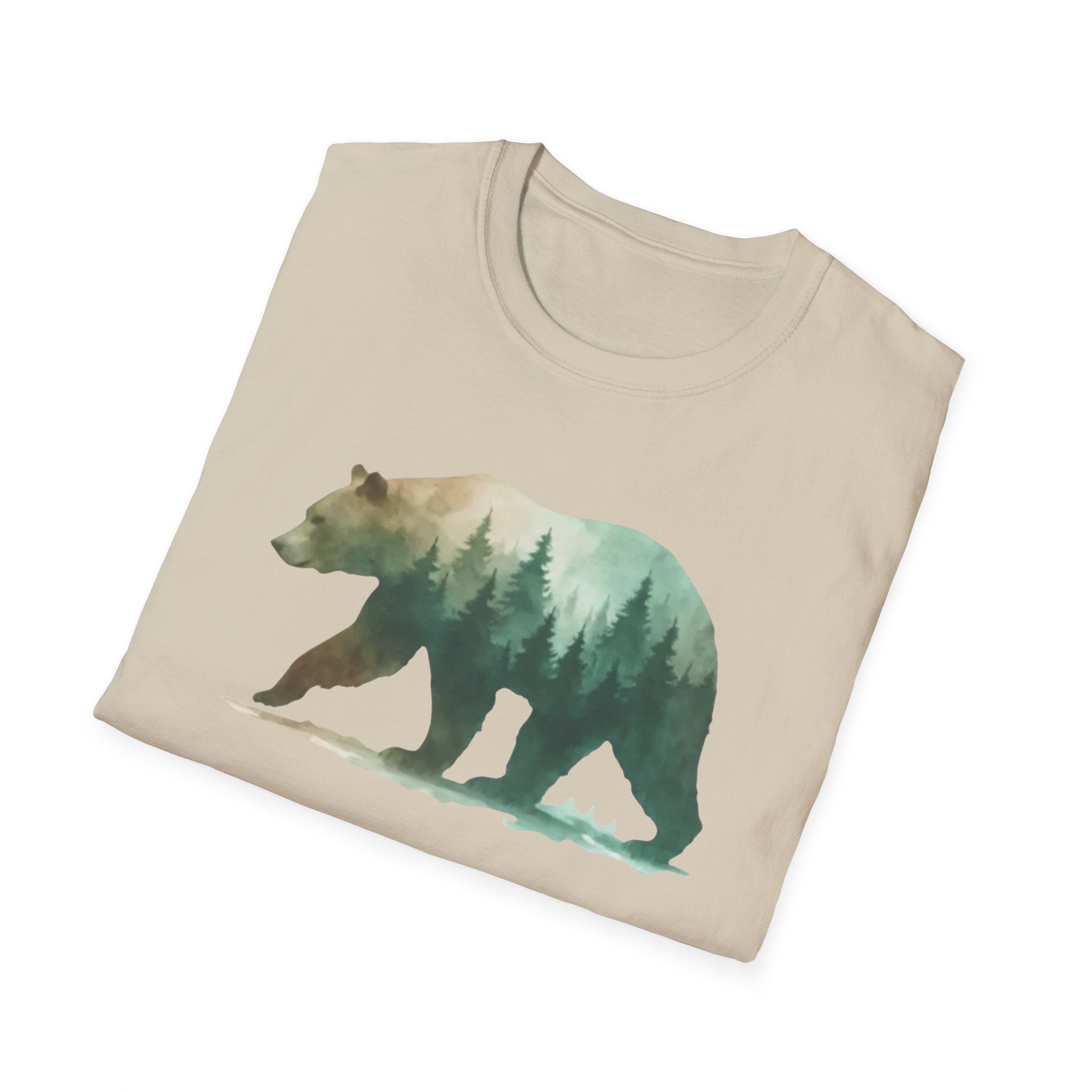 Forest Bear Silhouette T-Shirt