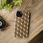 Eco-Friendly Phone Case — Vintage Camper Pattern Biodegradable iPhone Cover