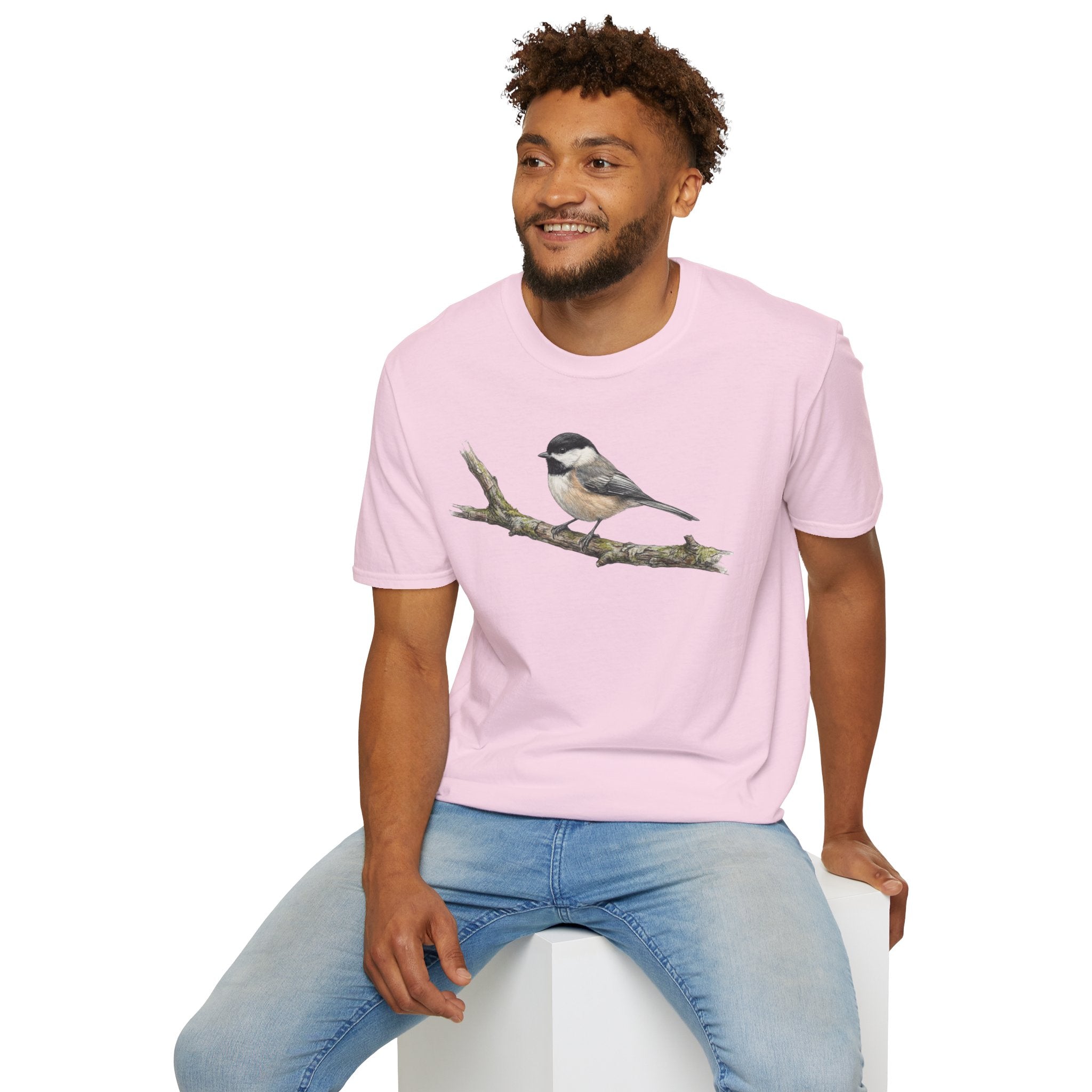 Copy of Chickadee Tee — Watercolor Songbird T‑Shirt