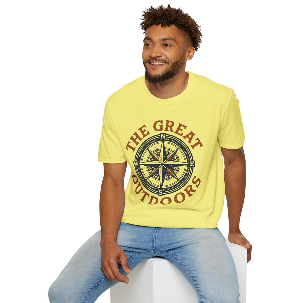"The Great Outdoors" Compass Graphic Tee Shirt