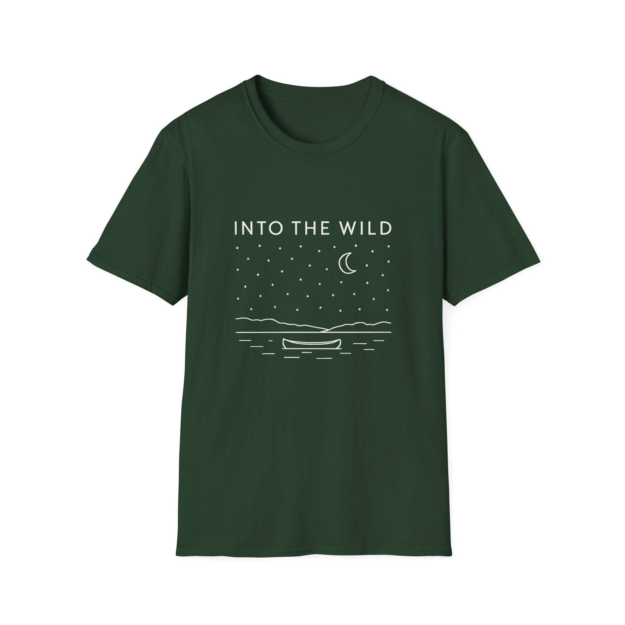 Moonlit Night Boat T-Shirt