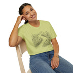 Winding Path Through The Meadow Floral T-Shirt
